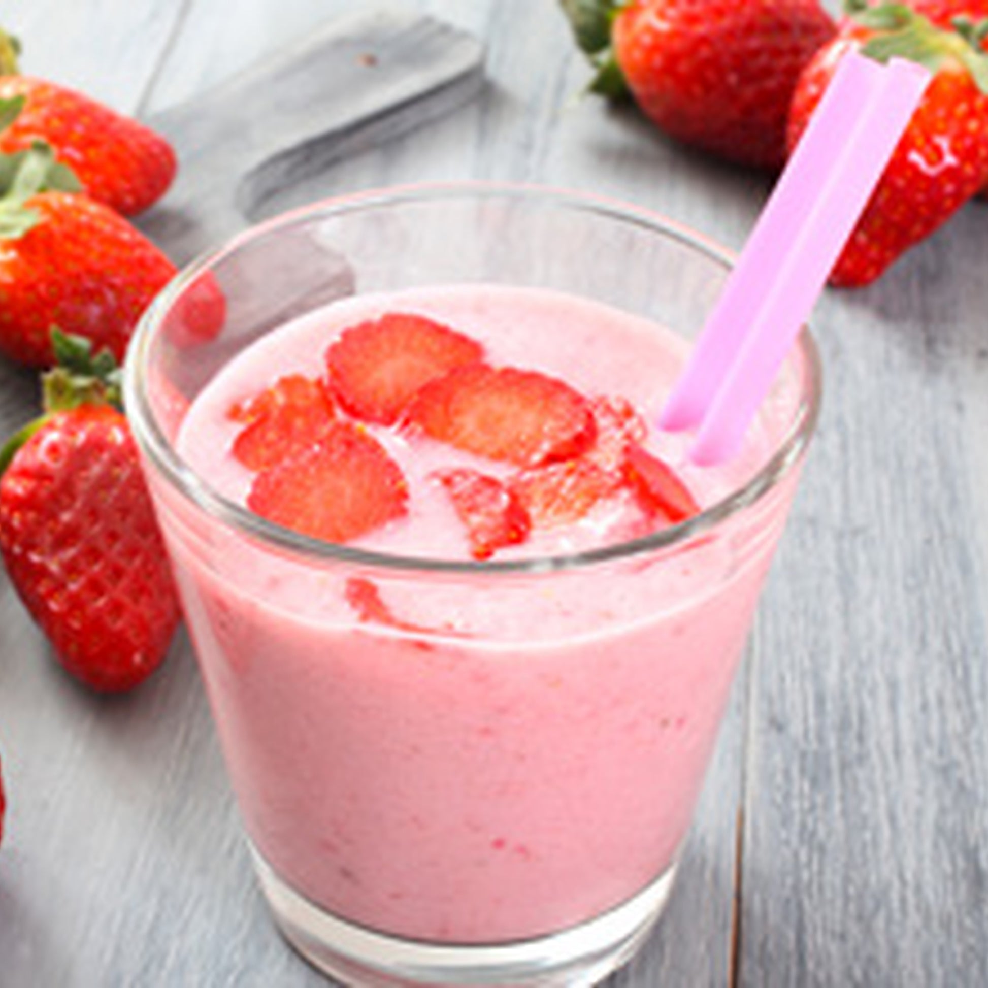 Milkshake cu gust de căpșuni, găleată 2 kg