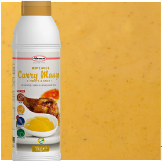 Sos dip Curry-Mango gata preparat, 1 L