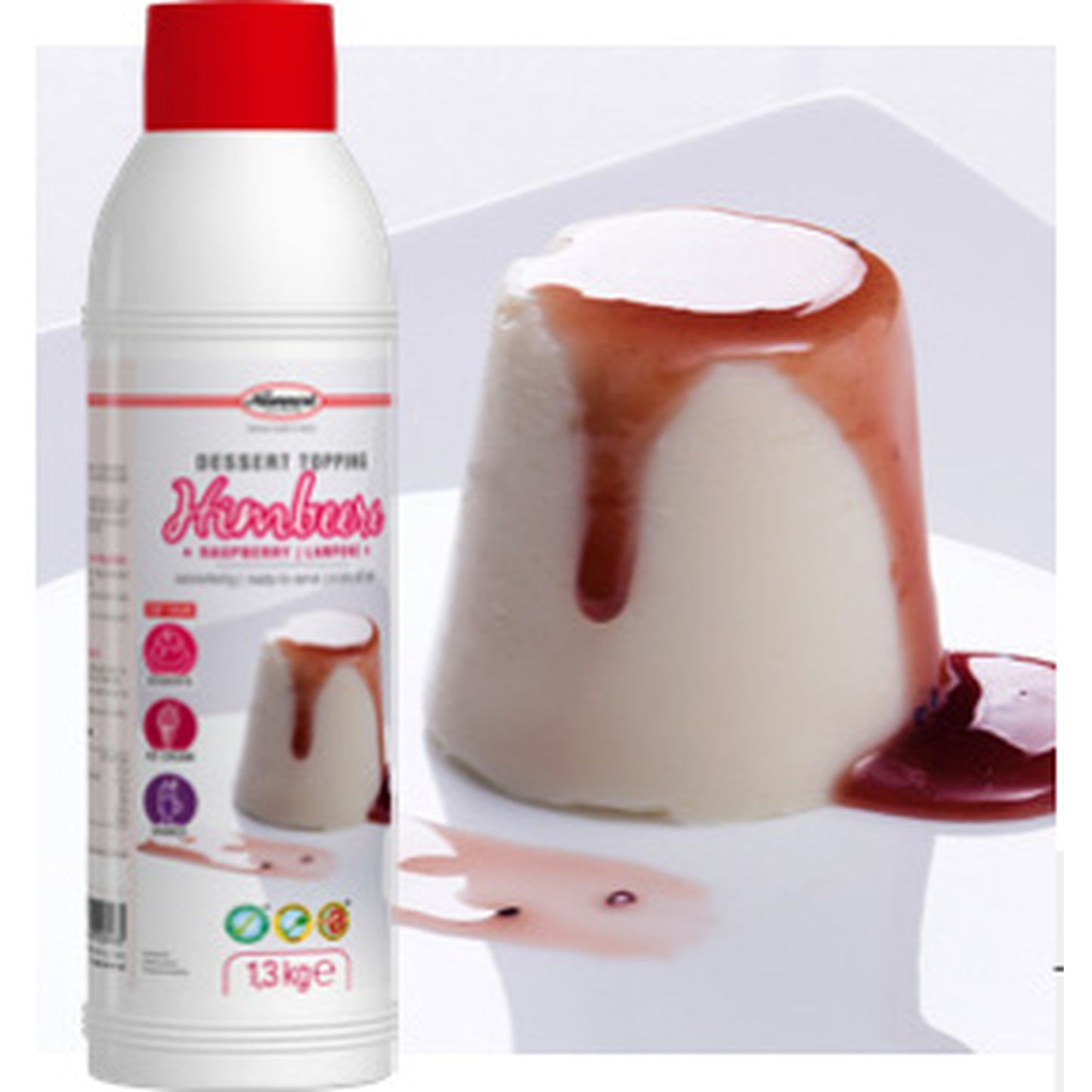 Topping de zmeură, flacon 1,3 kg