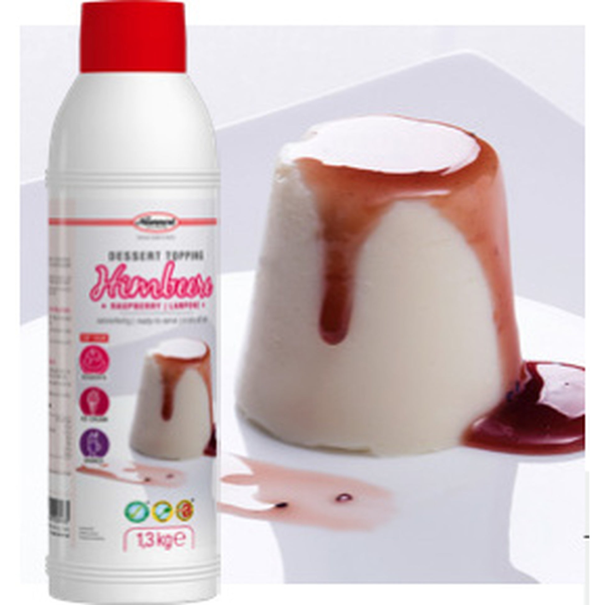 Topping de zmeură, flacon 1,3 kg